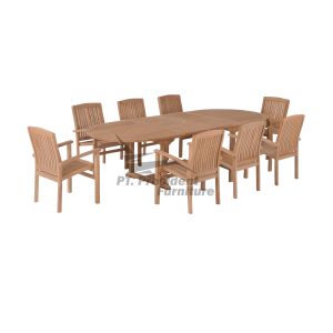 SET OVAL D EXT TBL 200 X 300 X 120