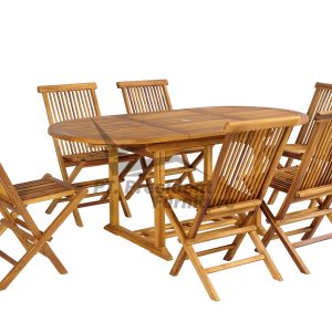Set Oval Ext Tbl 120-180x90