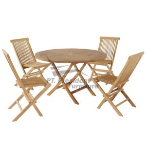 SET ROUND FOLD TBL 120