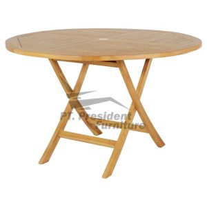 ROUND FOLDING TABLE 120 X 120 X 75 CM