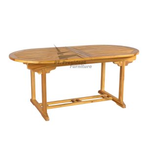 Oval Ext Tbl 180-240 x 90 X 75 CM