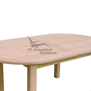 Oval Fix Table 180x100 75 CM