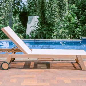 Modern Batyline Lounger 200 X 65 X 35 CM
