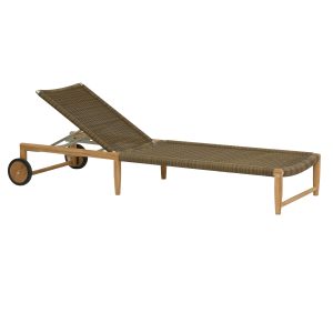 SYNTHETIC RATTAN LOUNGER